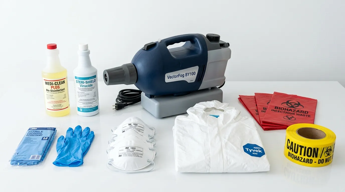 Professional biohazard remediation crew working in Shepherdsville